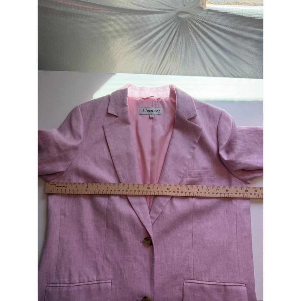Pink Linen Blazer - Picture 8 of 10